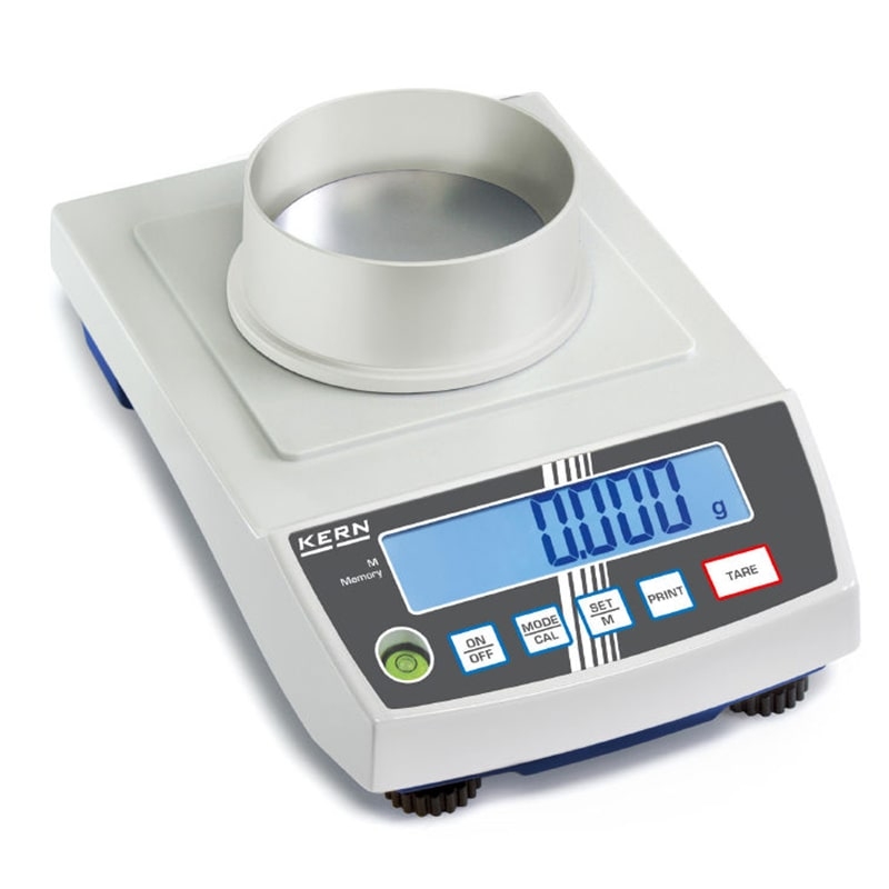 ترازوی آزمایشگاهی کرن آلمان مدل KERN PCB 250-3 با کالیبراسیون: خارجی و تکرارپذیری 0.001 گرم و خطی بودن 0.005± گرم.دارای قطعه شمار و دارای پورت RS 232 جهت اتصال به کامپیوتر و پرینتر